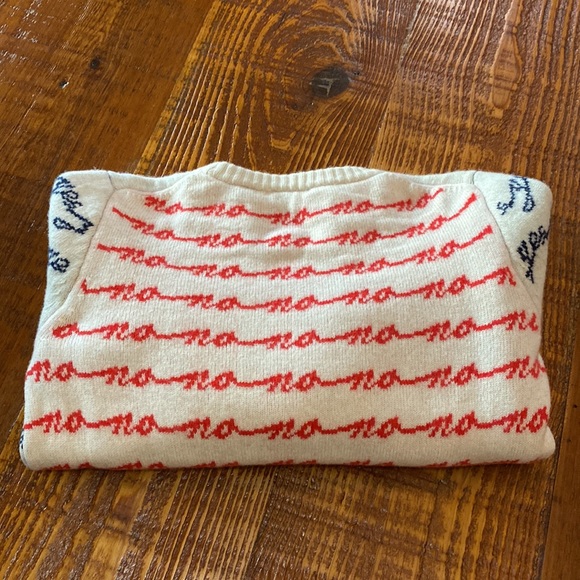 J. Crew “Yes & No” Sweater - Picture 8 of 9